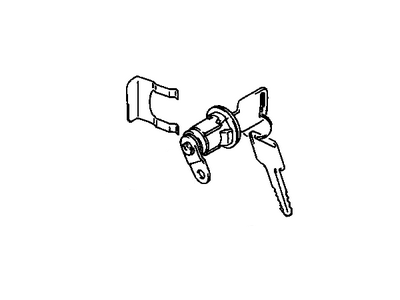 GM 96068543 Cylinder,Rear Door Lock