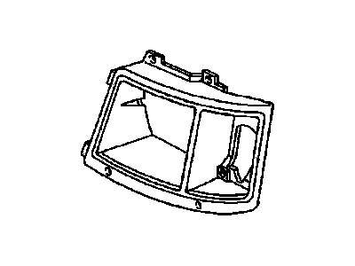 GM 12544109 Bezel,Headlamp (LH)