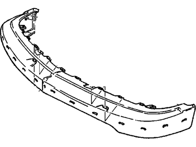 GM 15007666 BAR, Front and Rear Bumper/Fascia Face