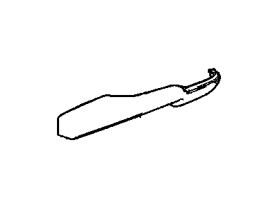 GM 20810907 Armrest Assembly, Rear Side Door *Shale