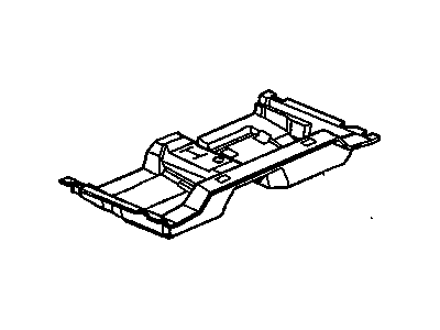 GM 25749283 Carpet Assembly, Rear Floor Panel *Cashmere E