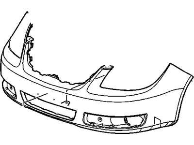 GM 19120178 Front Bumper Cover