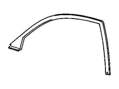 GM 10217243 Molding,Front Side Door Window Garnish