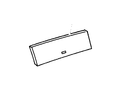 GM 10036878 Pad, Instrument Panel Lower Trim W/Clips*Less Name Plate*