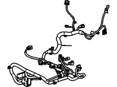 GM 23153766 Harness Assembly, Driver Seat Wiring