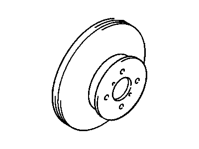 GM 94851806 Disc Brake Rotor (Disc),Front Brake