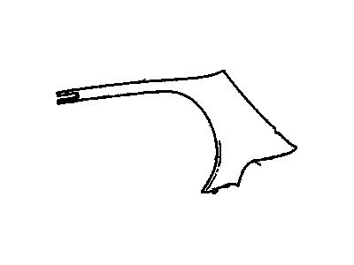 GM 22639726 PANEL, Rear Quarter Upper (Above Belt)