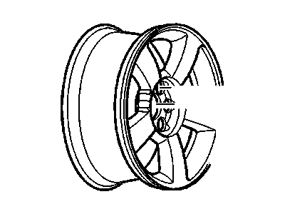 GM 12451751 Wheel Rim Assembly, 20X8.5