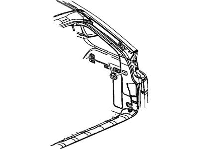 GM 15749157 Loop,Cargo Tie Down