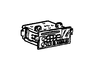 GM 15071662 Radio Assembly, Amplitude Modulation/Frequency Modulation Stereo & Clock & Audio Disc