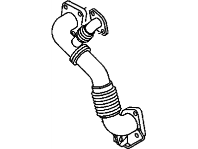GM 98066018 Exhaust Manifold Outlet Pipe