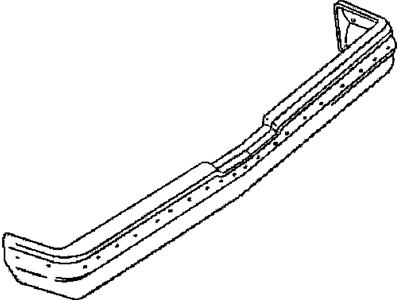 GM 562783 Bar,Rear Bumper Imp