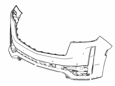 GM 84843477 Fascia Assembly, Front Bpr Upr *Serv Primer