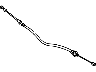 1986 GMC G3500 Throttle Cable - 15593744
