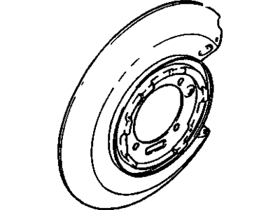 GM 24436738 PLATE, Brake Flange/Backing