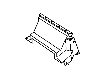 GM 14078651 Baffle, Radiator Air Upper