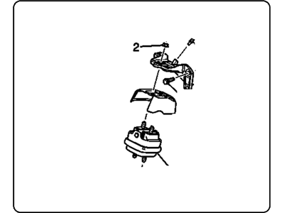Chevrolet Trailblazer Motor And Transmission Mount - 15179507