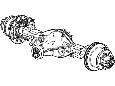 GM 22751997 Axle Assembly, Rear (3.73 Ratio)