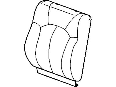 GM 88938602 Cover,Rear Seat Back Cushion *Shale