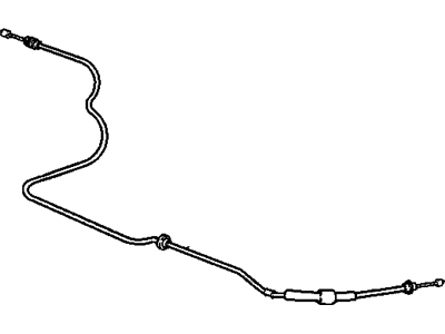 1997 Chevrolet Cavalier Parking Brake Cable - 22603449