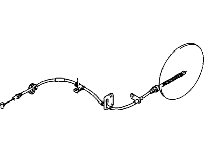 1992 Chevrolet Tracker Parking Brake Cable - 30005700