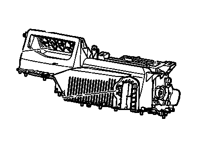 GM 15297106 Case Assembly, Heater & A/C Evaporator (Service)