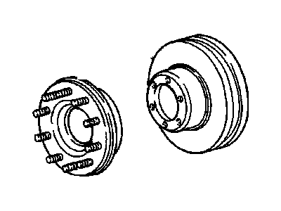 1992 Chevrolet P30 Brake Disc - 15740766