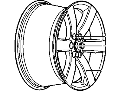 2007 Chevrolet Trailblazer Spare Wheel - 9595885