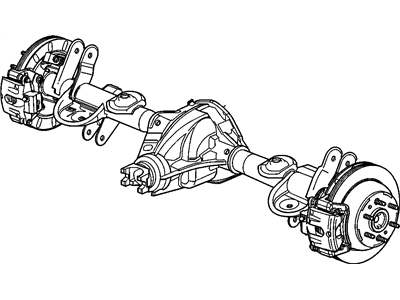 GM 20791088 Axle Assembly, Rear (3.42 Ratio)