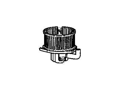 GM 89019086 Motor Asm,Blower (W/ Impeller)