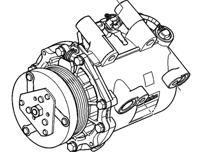 Pontiac Aztek A/C Compressor - 19258827