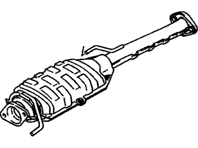 1995 Chevrolet Tracker Catalytic Converter - 91175333