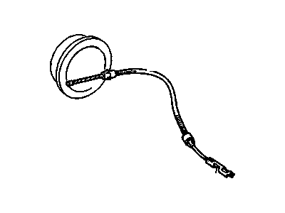 Cadillac Fleetwood Parking Brake Cable - 25550266