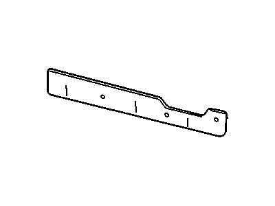 GM 25619809 Deflector, Front Side Door Lower Water