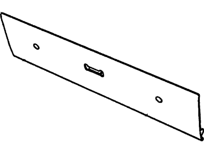 GM 92266854 Panel Asm,Rear Seat Back Center