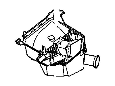 Cadillac Seville Air Filter Box - 25733809