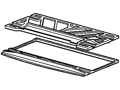 GM 88896008 Sunshade,Sun Roof *Blue