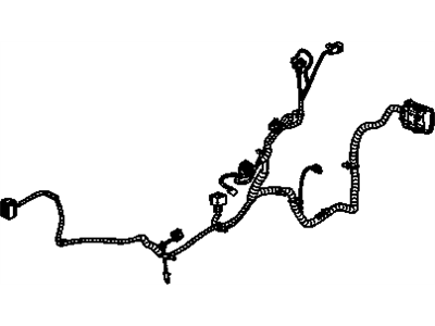 GM 25811904 Harness Assembly, Front Side Door Door Wiring