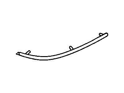 GM 10230680 Molding Assembly, Rear Bumper Fascia *Gray