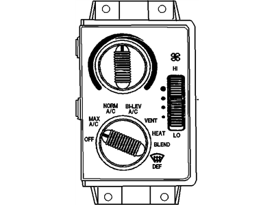 GM 16165325 Valve Asm,Heater & A/C Control