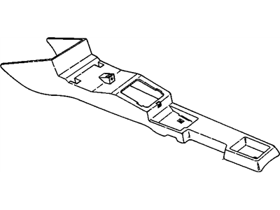 1992 Pontiac LeMans Center Console Base - 90402134