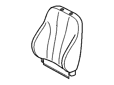 GM 12531742 COVER, Front Seat Back and Back of Back