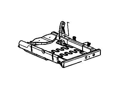 GM 88977735 Frame,Rear Seat #2 Cushion