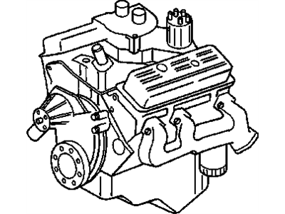 GM 12363729 Engine Asm, Goodwrench Remanufacture(4.3L)(Non Balsht Lb4)