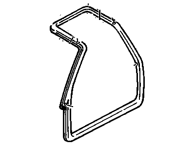 2000 Chevrolet Camaro Door Seal - 10336549