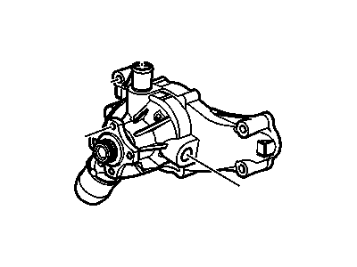 GMC Savana Water Pump - 12685964