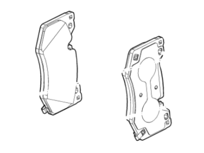 2020 Chevrolet Corvette Brake Pad - 85529064