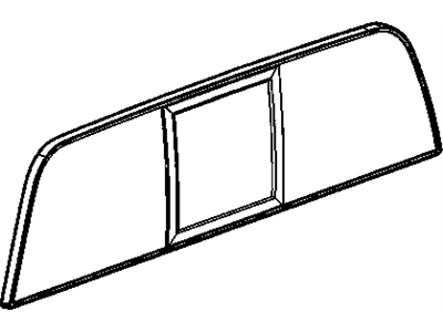 GM 15237865 Window Assembly, Rear