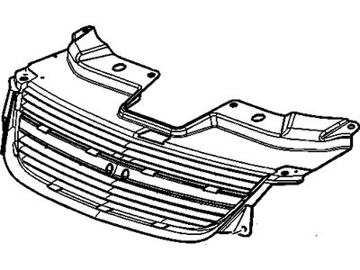 GM 15276343 Grille, Radiator Upper