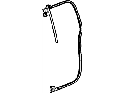 GM 15290820 Weatherstrip Assembly, Rear Side Door